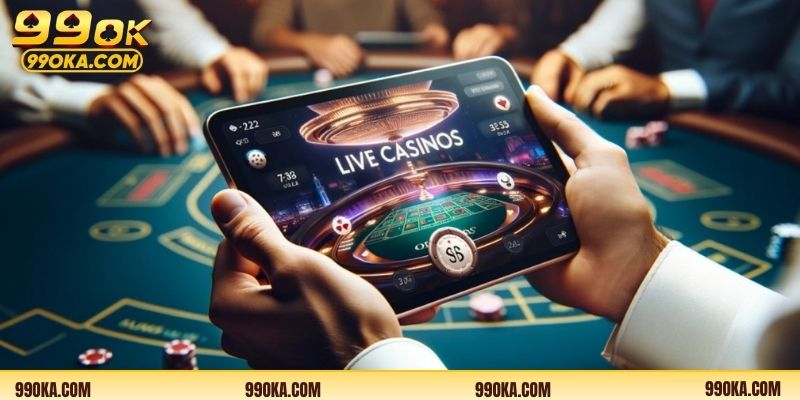 Casino trực tiếp tiền thật sử dụng công nghệ live trực tiếp